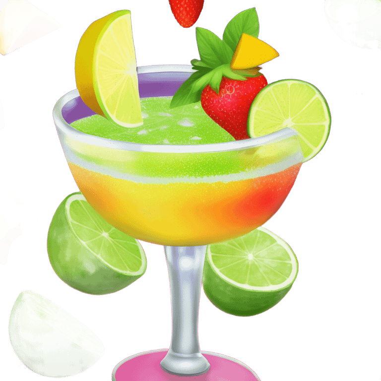 fruity margarita neatly put together  emoji