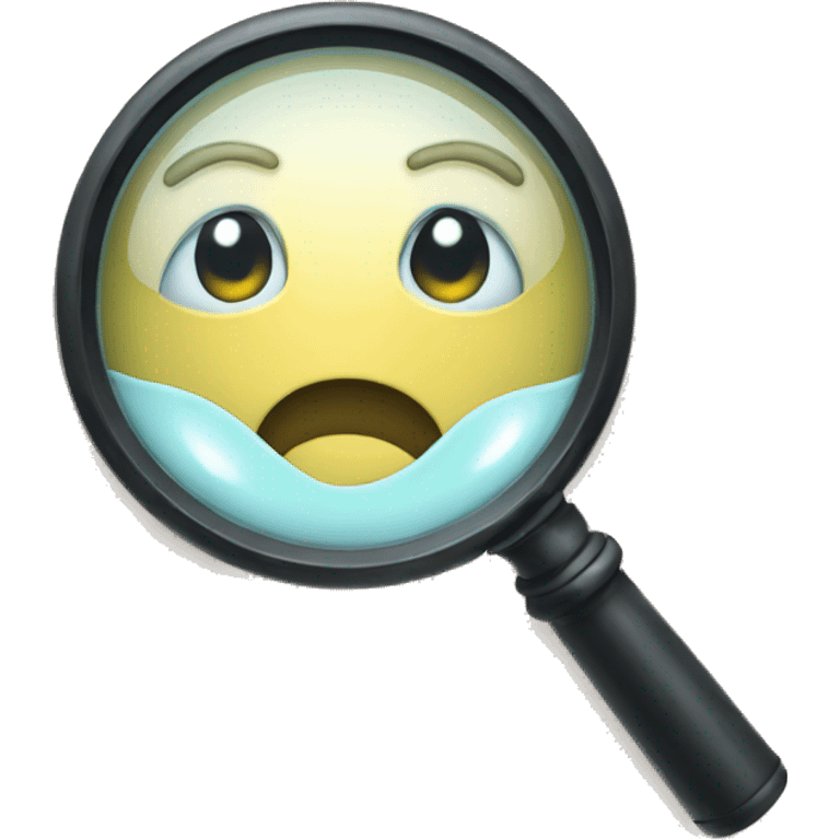 magnifying glass emoji