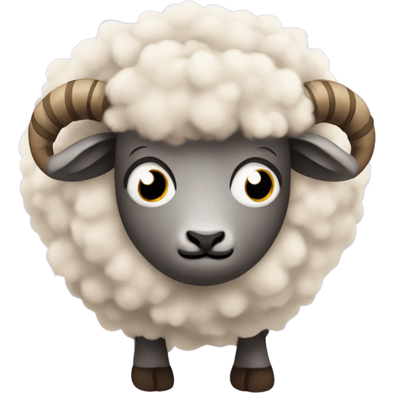 cute ram sheep emoji