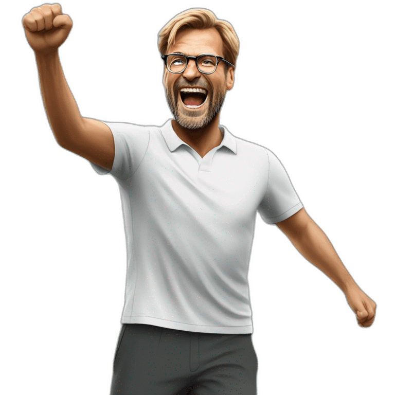 jurgen klopp celebrating emoji