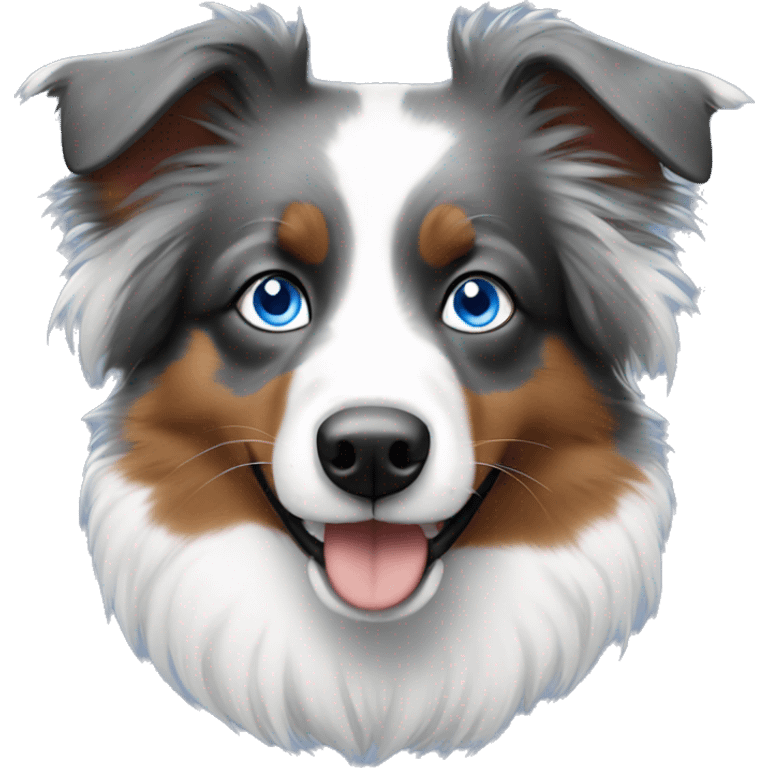 Mini aussie blue eyes emoji