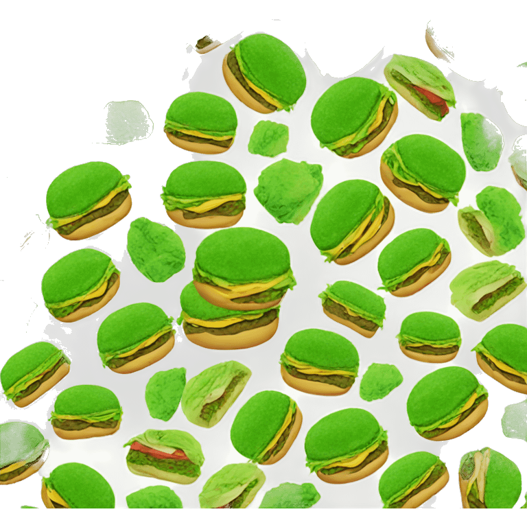 green burger emoji