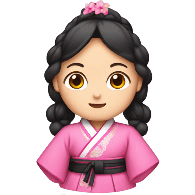 pink hanbok  emoji