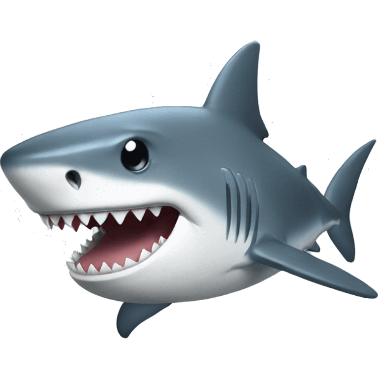 Shark in a cast emoji