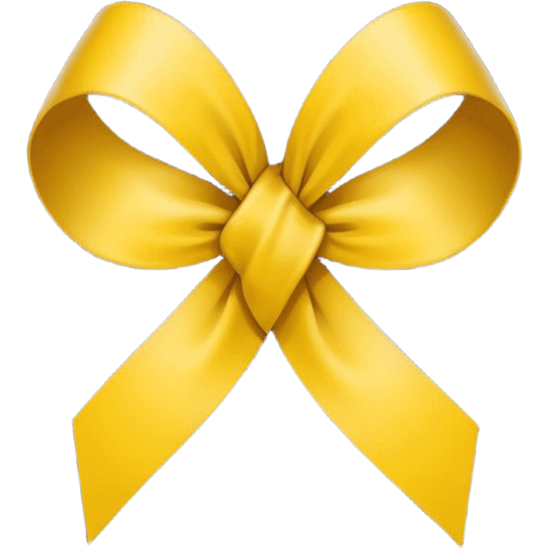 Yellow ribbon emoji