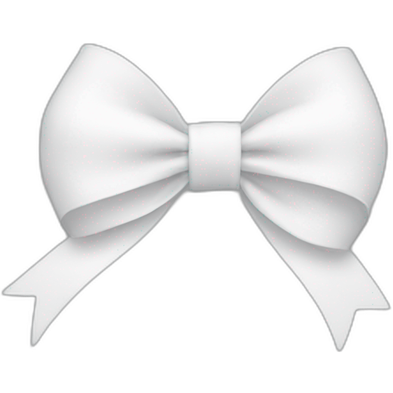 white bow emoji