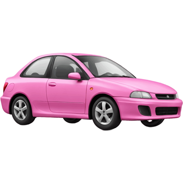 Pink car emoji