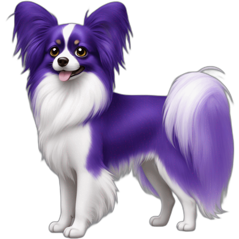 Papillon violet emoji