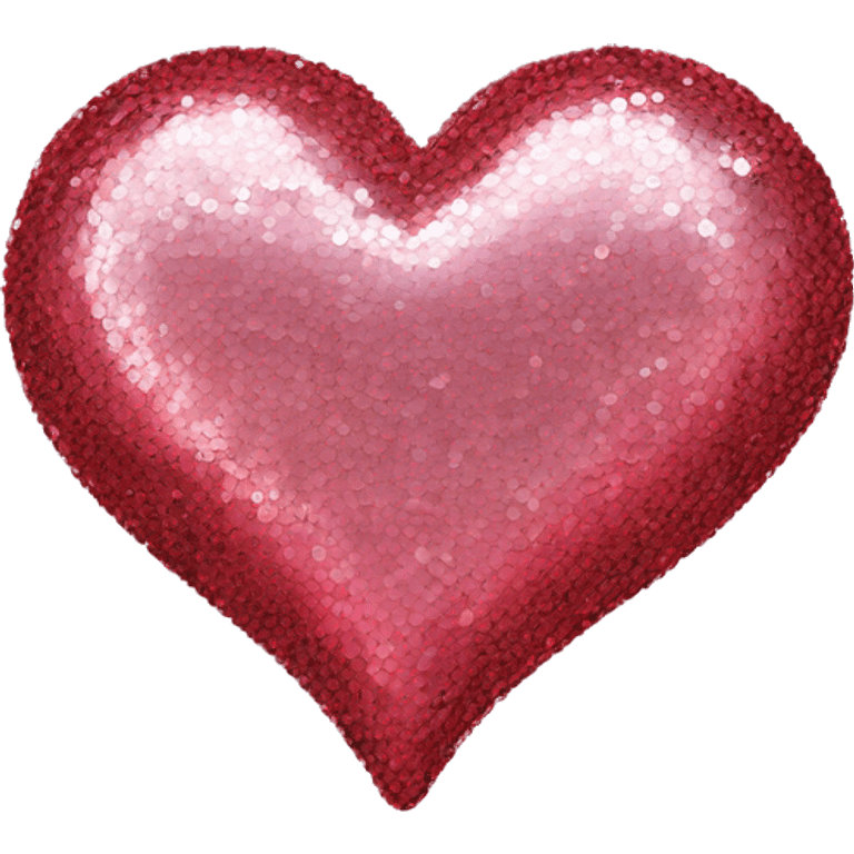 Heart with sequins emoji