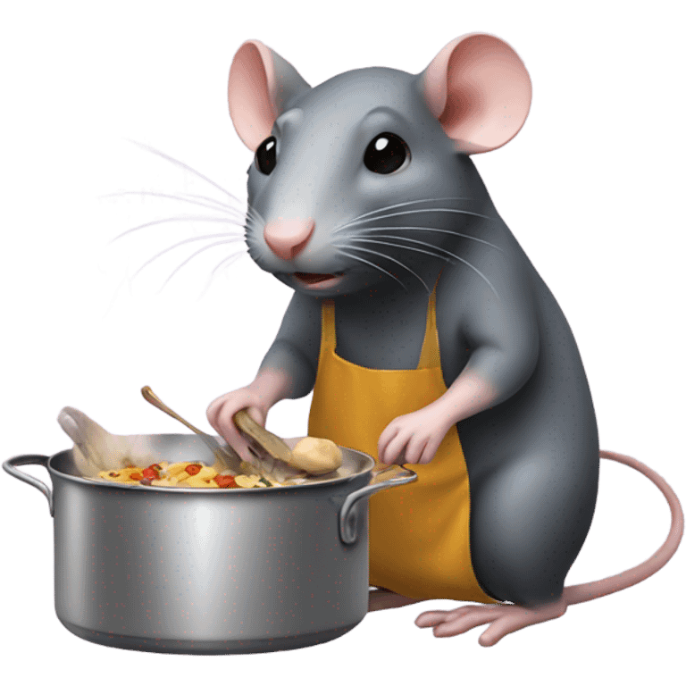 Rat cooking  emoji