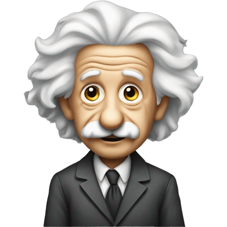 albert einstein holding boom emoji