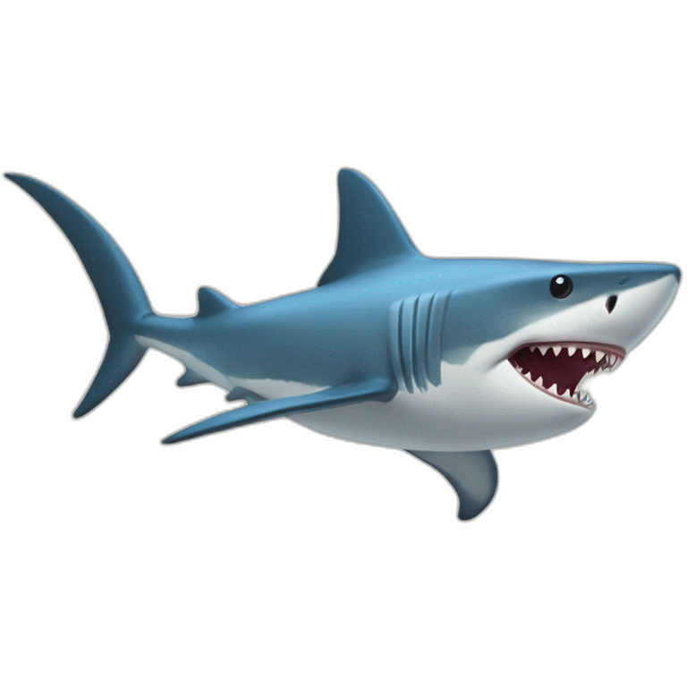 requin très féroce emoji