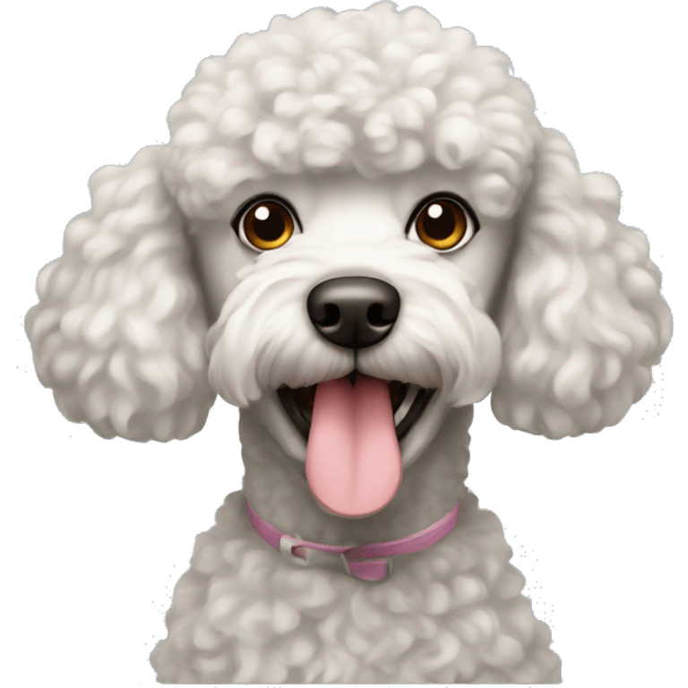 Poodle dog emoji