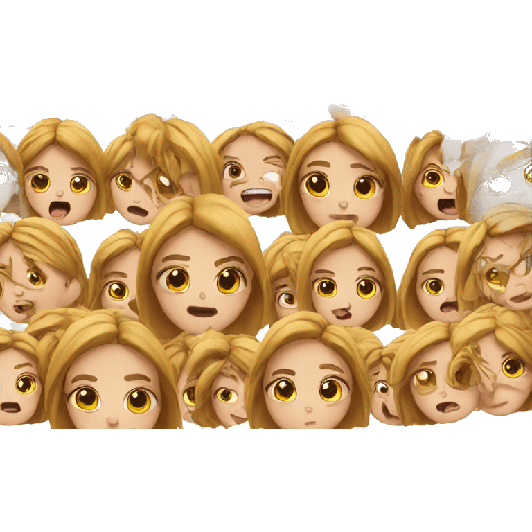 A girl Shock emoji