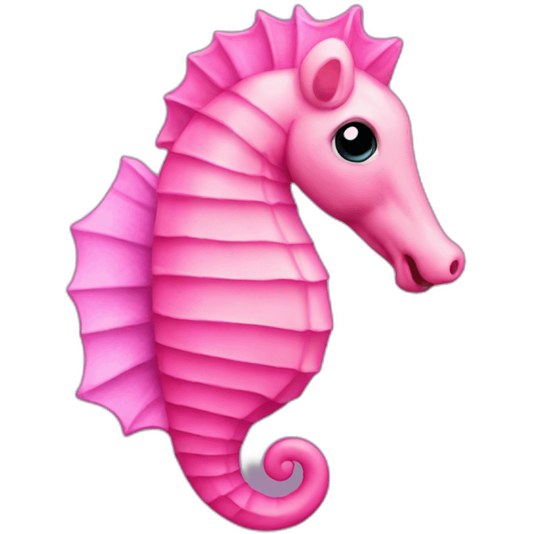 pink Sea horse emoji