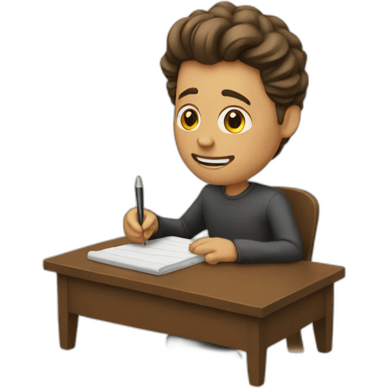 Writing emoji