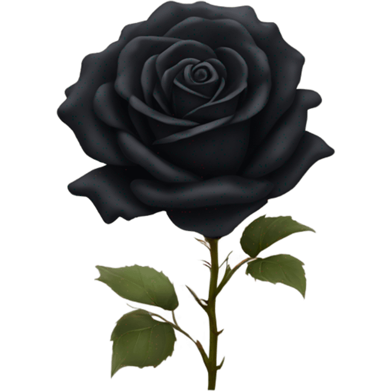 black rose  emoji