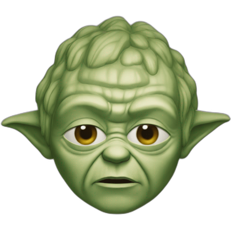 Yoda qui fait un doit doneure  emoji