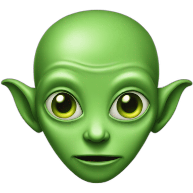 green alien emoji