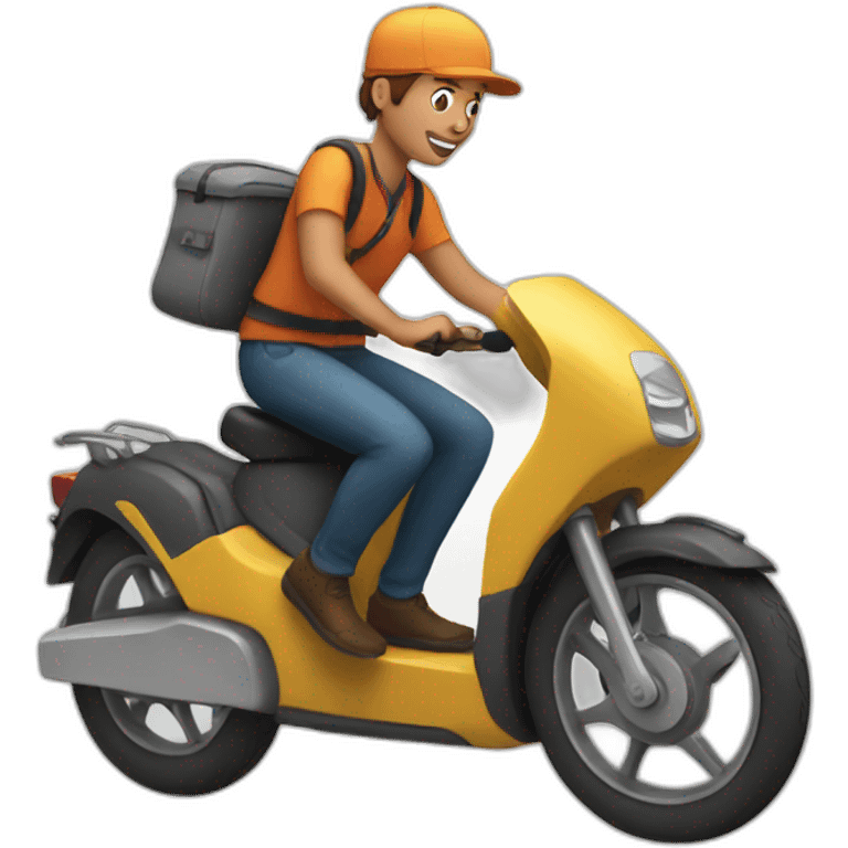 DELIVERY RIDER emoji