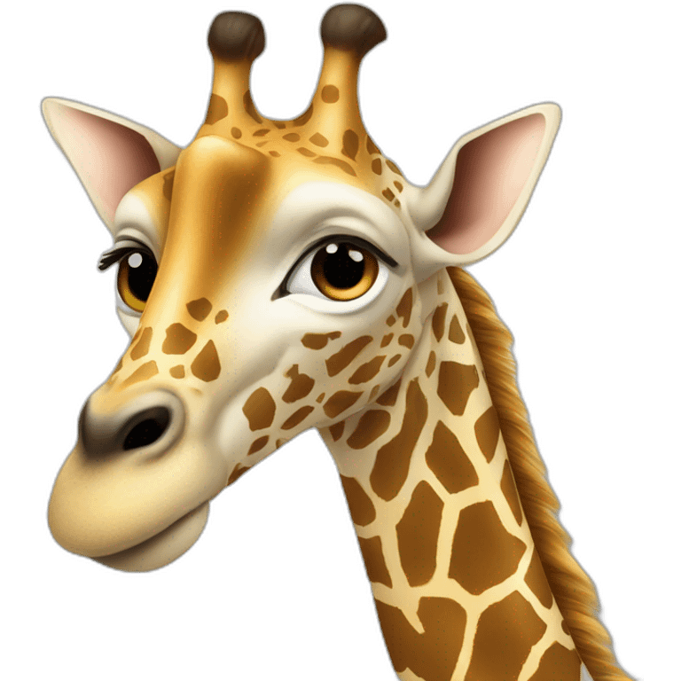 Girafe sur girafe emoji