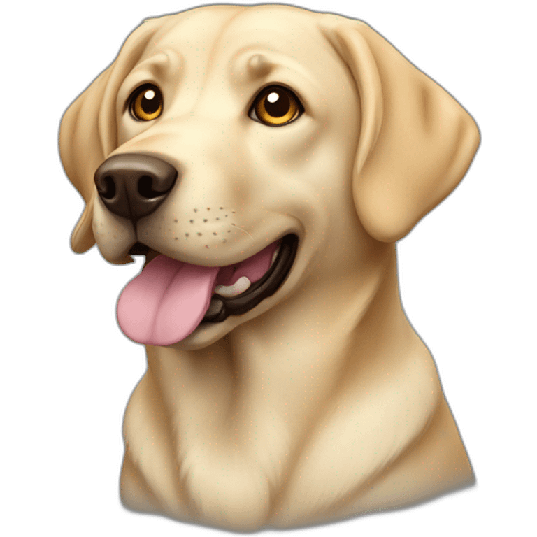 labrador dog emoji