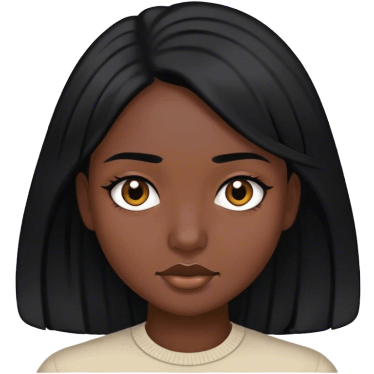 hot inmate female black hair emoji