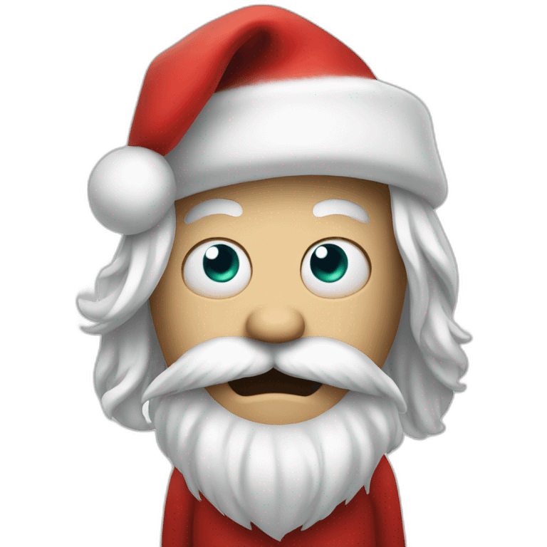 scary santa emoji