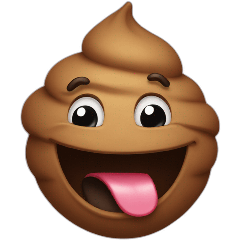 laughing poop emoji