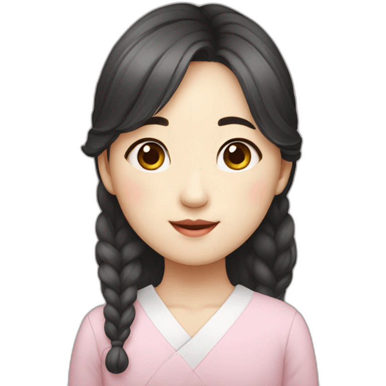 cute korean girl  emoji