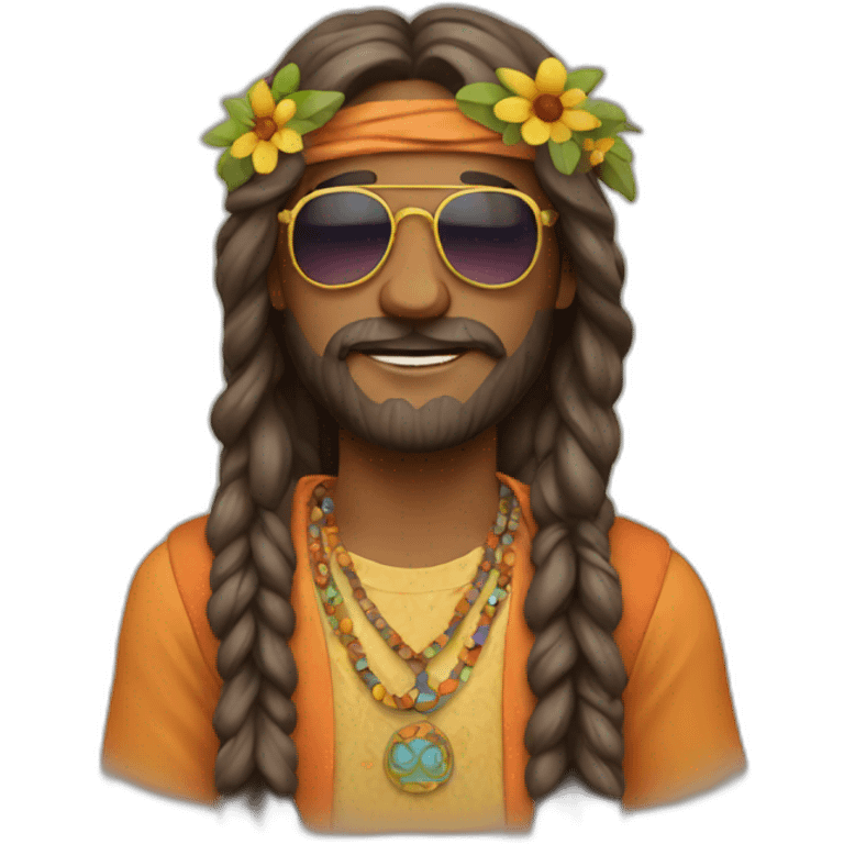 Hippie emoji