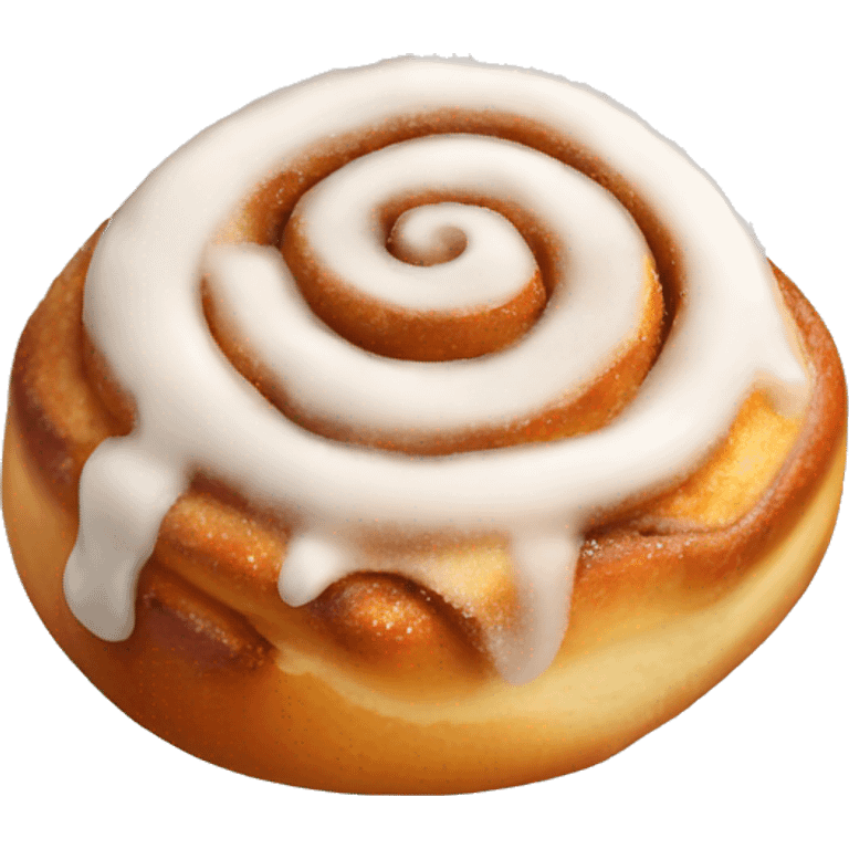 cinnamon roll with granulated sugar emoji