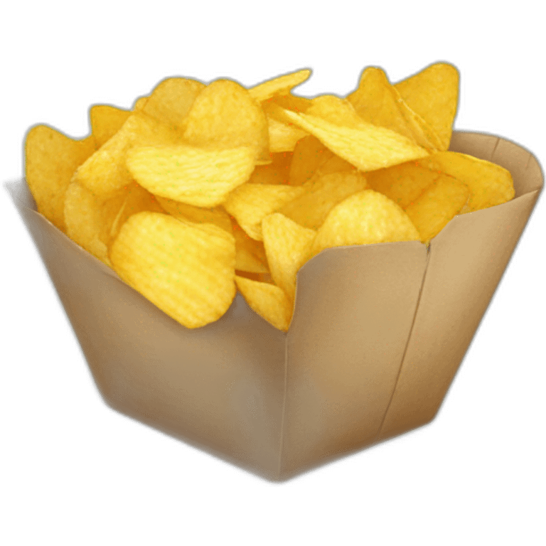 Paquet de chips emoji