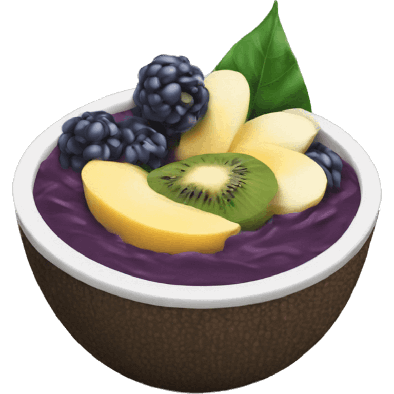 Açai bowl emoji