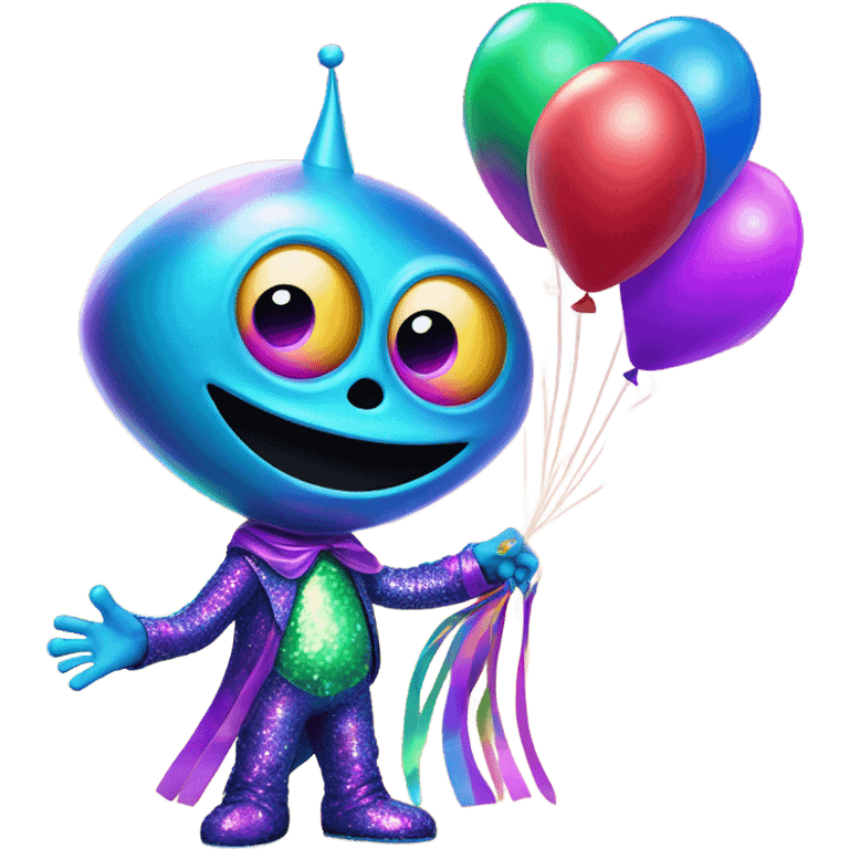 Party alien emoji