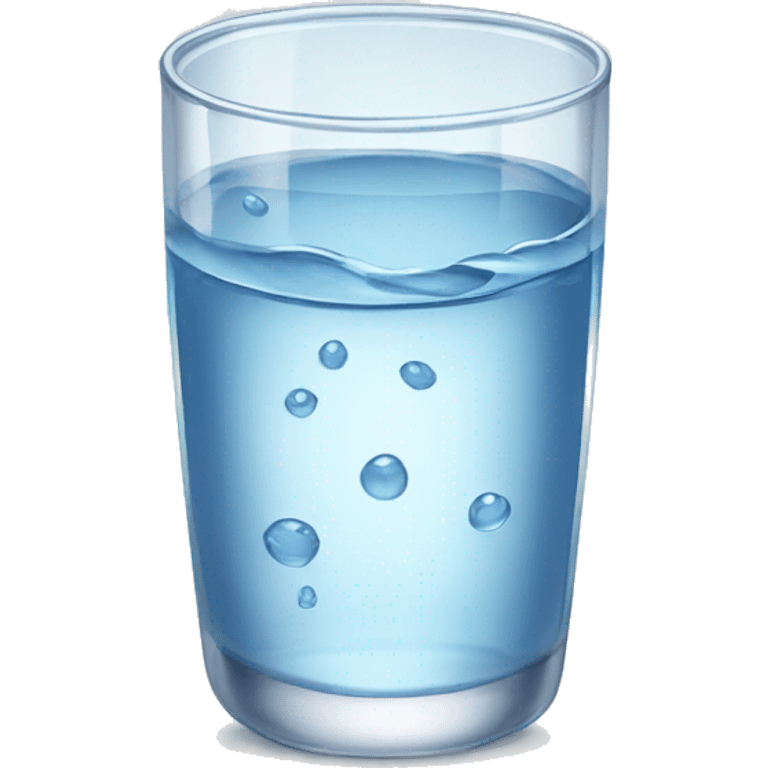 Glass of water emoji