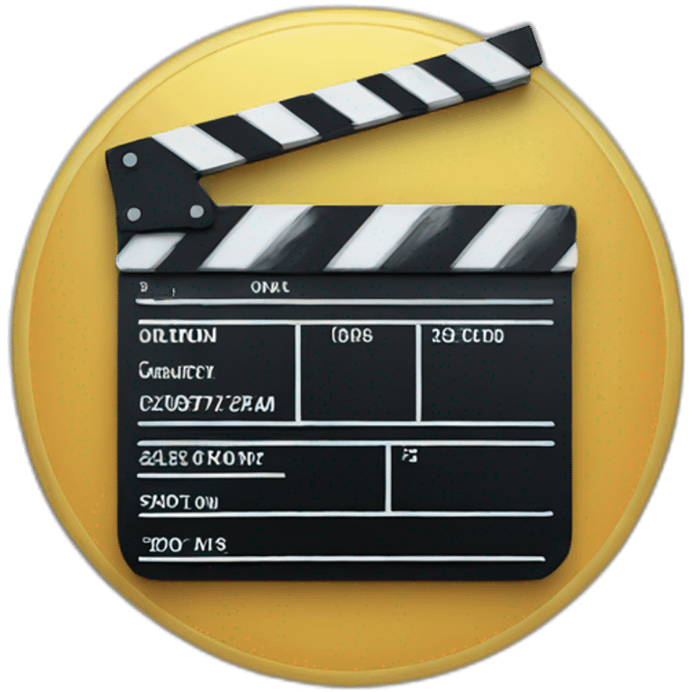 Clapperboard emoji