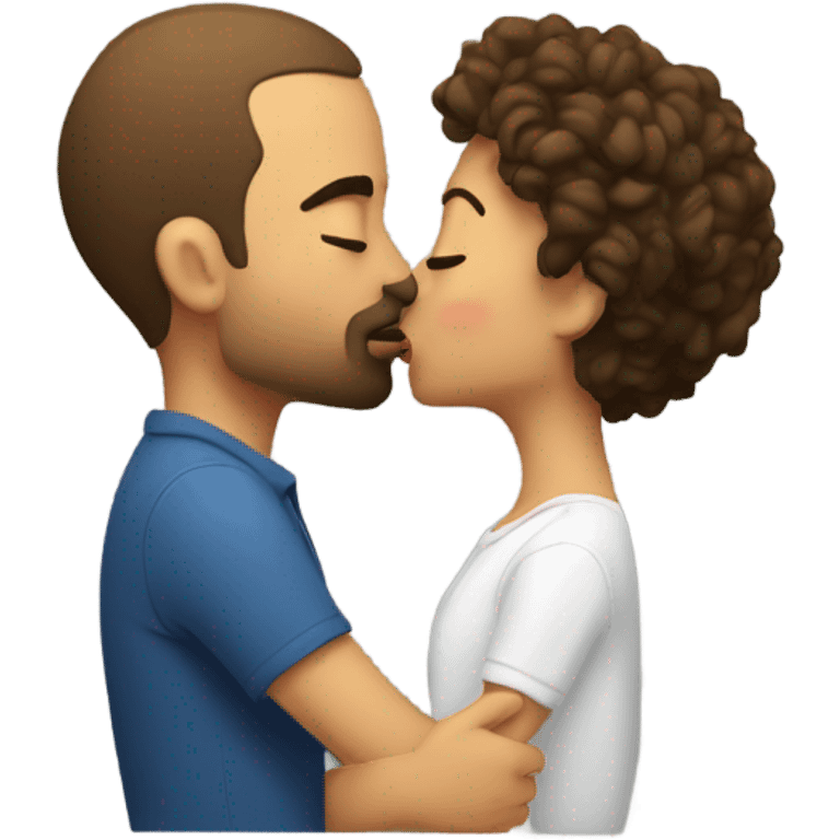 me kissing my man  emoji