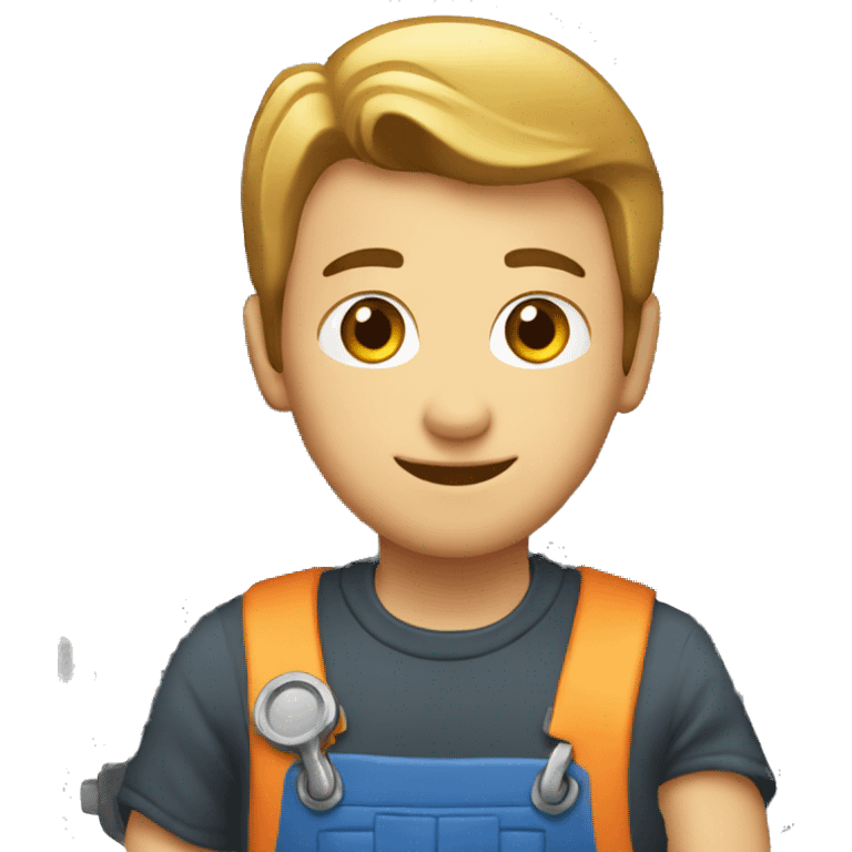 mechanic with a oil engine emoji