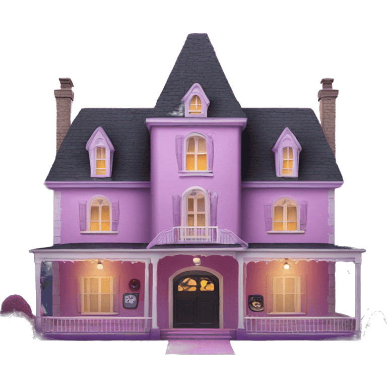 Haunted Barbie manor hotel with attached garage  emoji