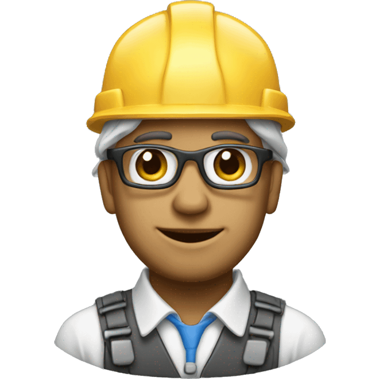 engineer with a clown face emoji