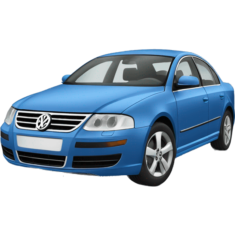 Blue Volkswagen passat 2002 emoji