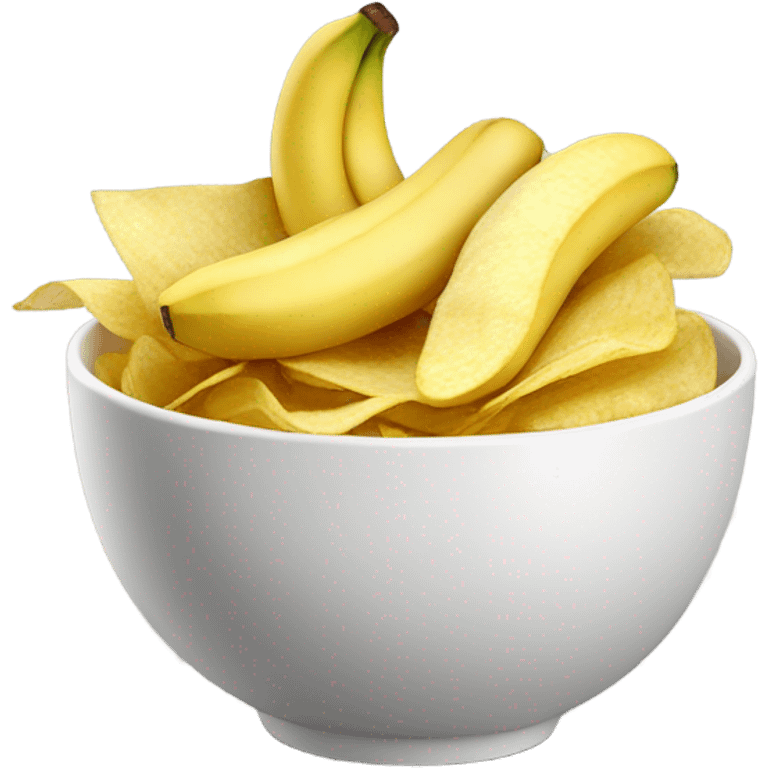 Chips and banana emoji