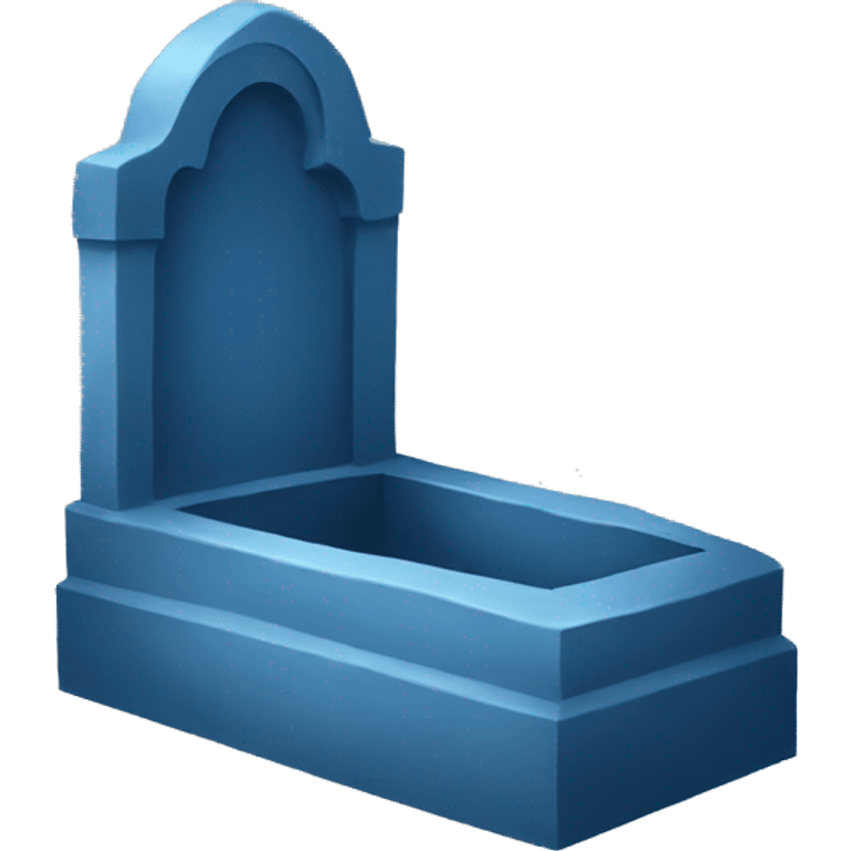 Blue grave  emoji