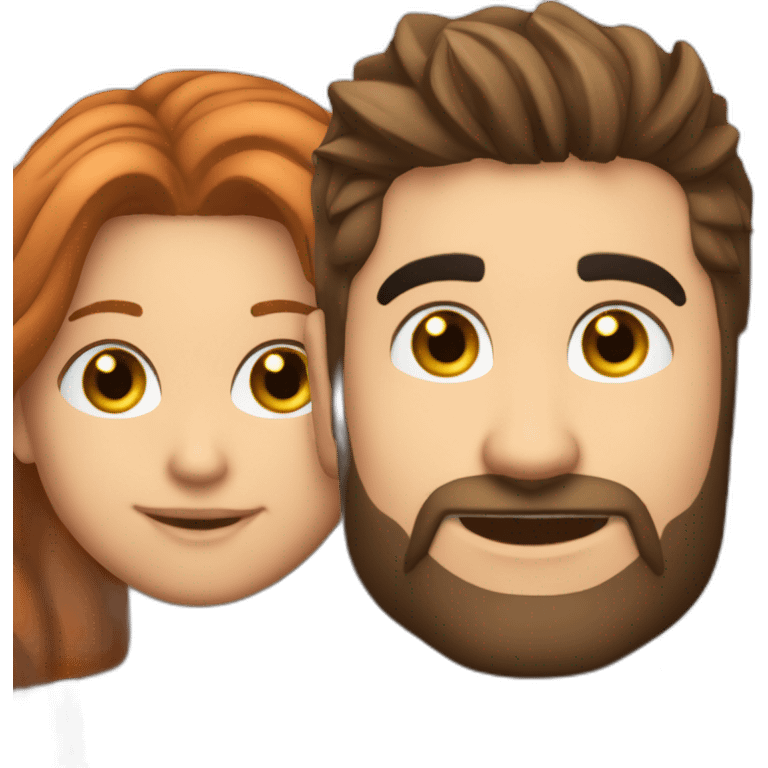 Kendji girac a côté d’une rousse  emoji