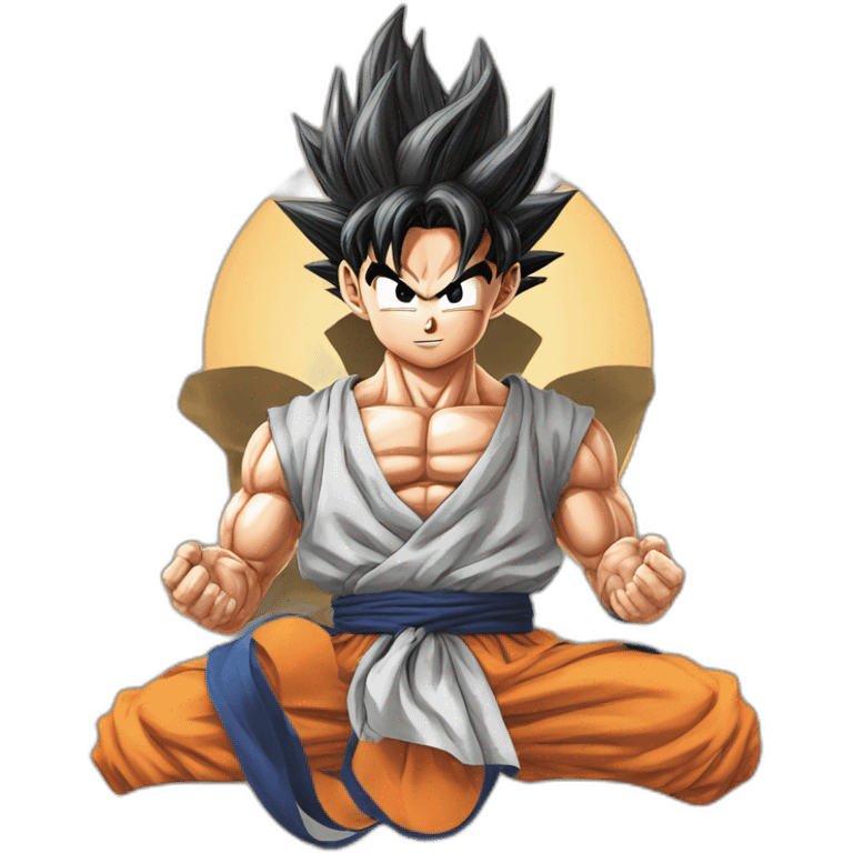 Son Goku of the Dragon Ball manga emoji