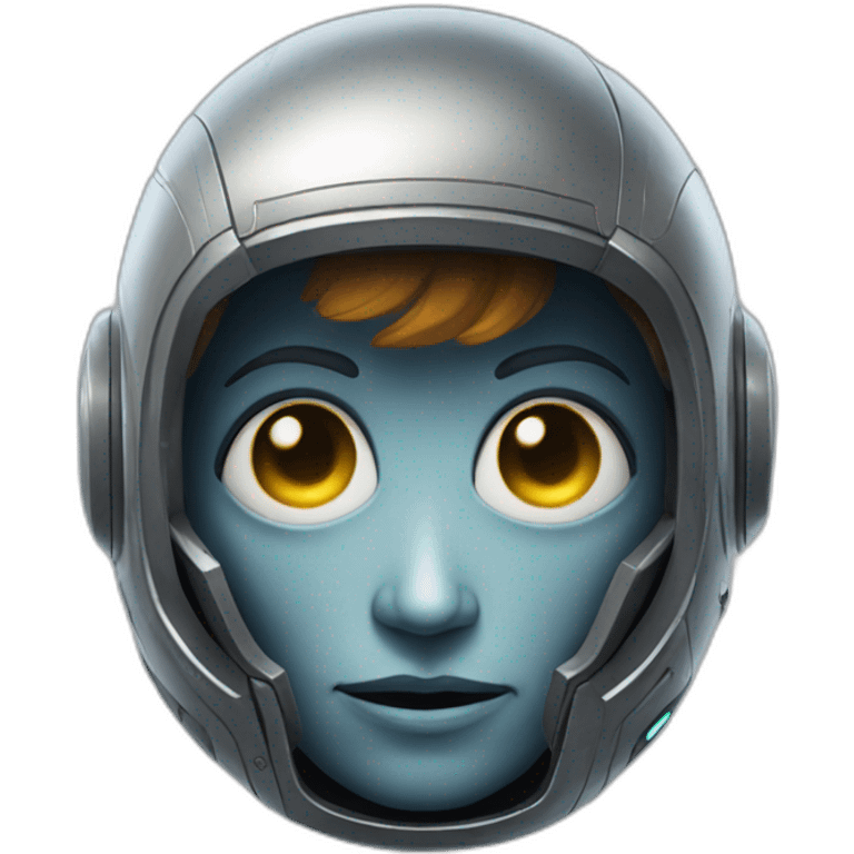 Lost in space robot face emoji