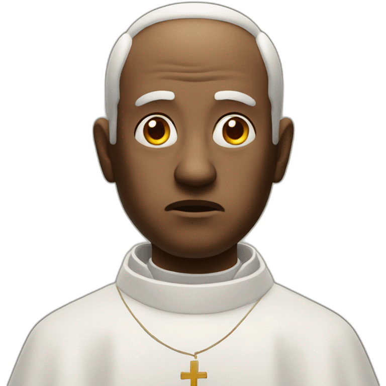 priest looking angry emoji