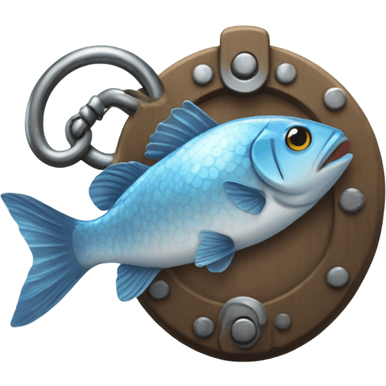 open lock with a wet fish emoji