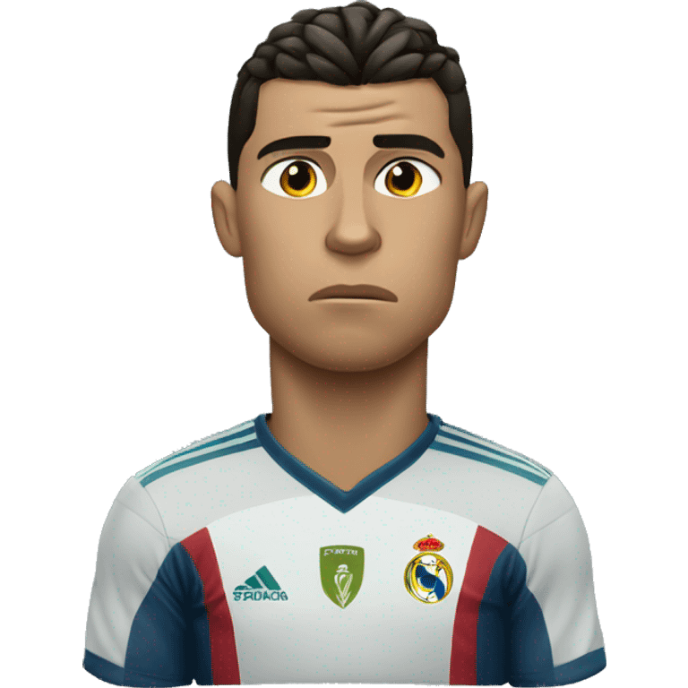 Cristiano Ronaldo sad emoji